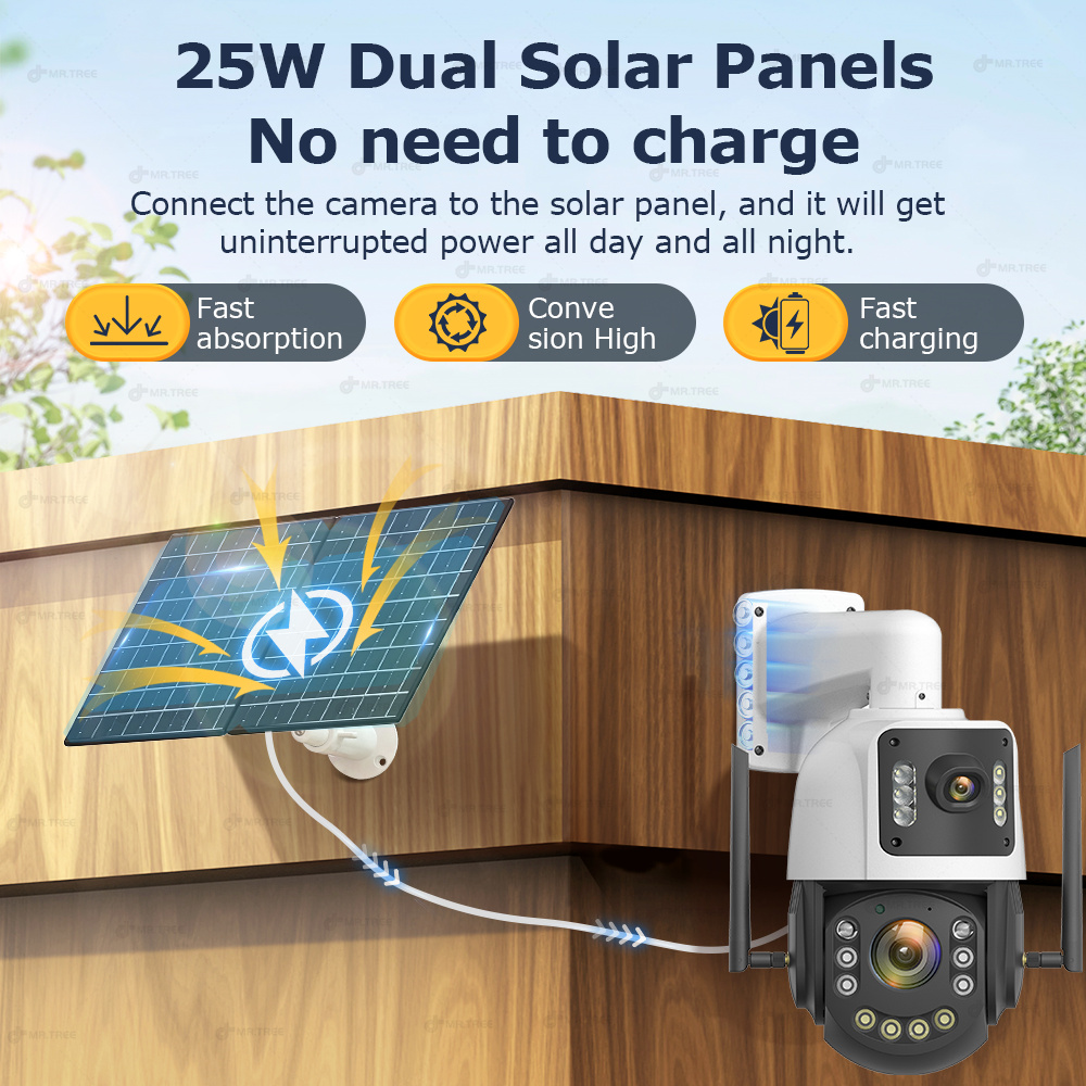 Metal AOV Solar Security Camer - Home Security Battery ulasan dan harga