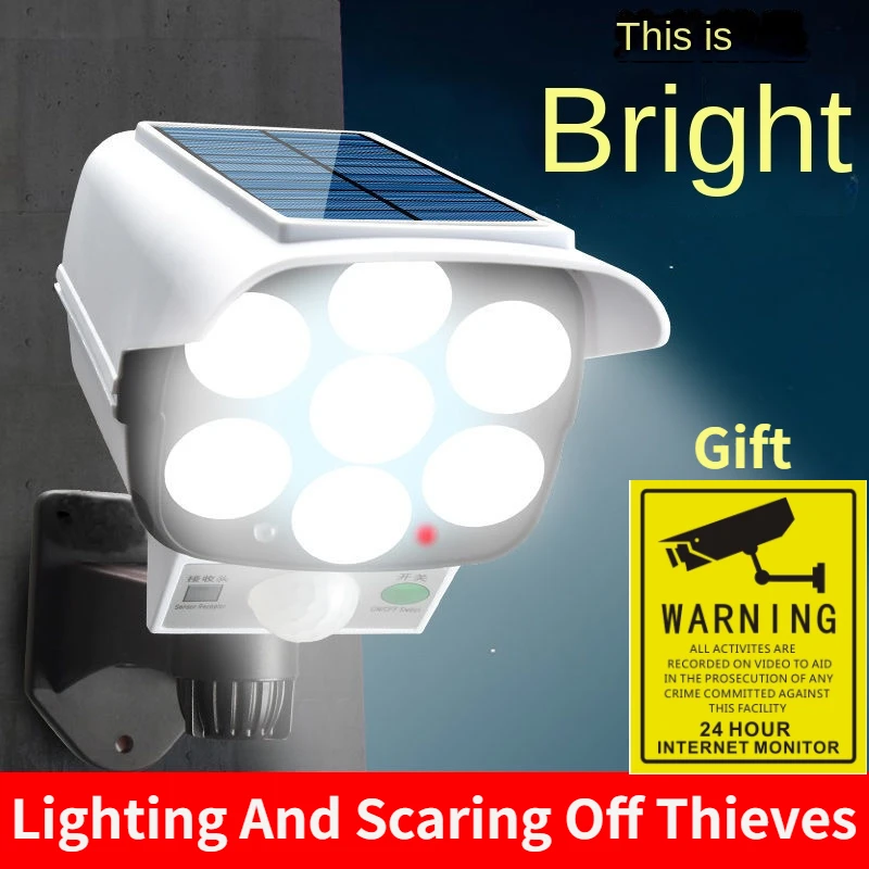 Outdoor Solar Light Motion Sen - Home Security Wireless Camera ulasan dan harga