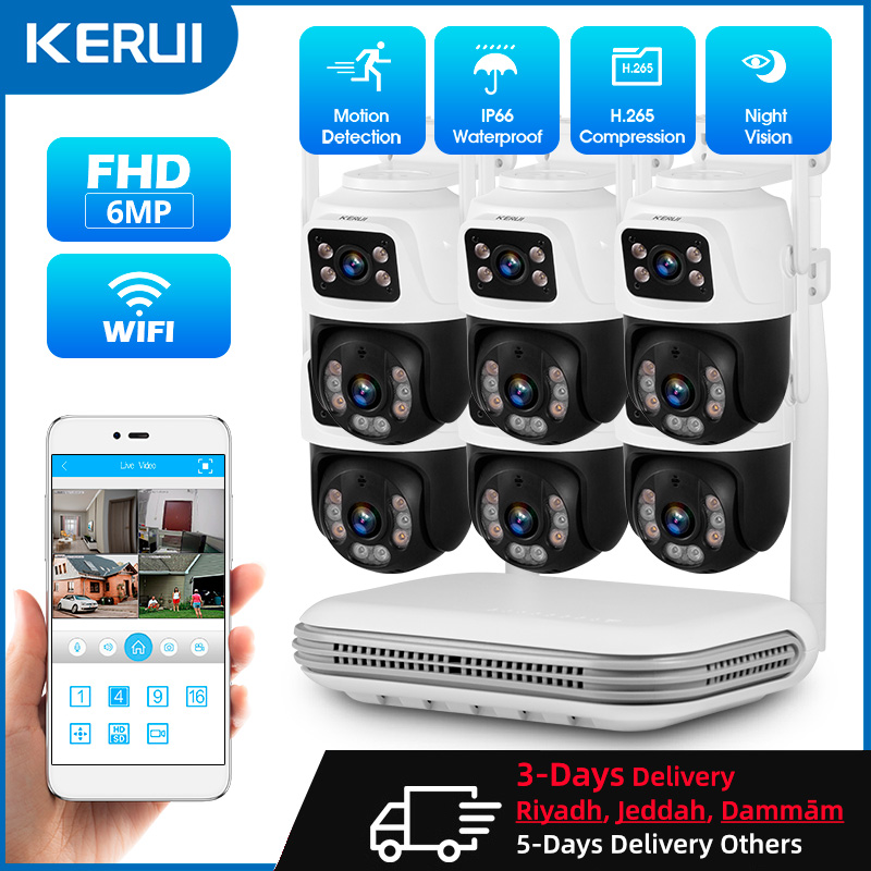 KERUI Waterproof 6MP HD Wirele - Home Security Ideas ulasan dan harga
