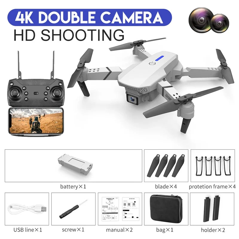 E88 ProIntelligent Folding Dro - Home Security Cameras Outdoor ulasan dan harga