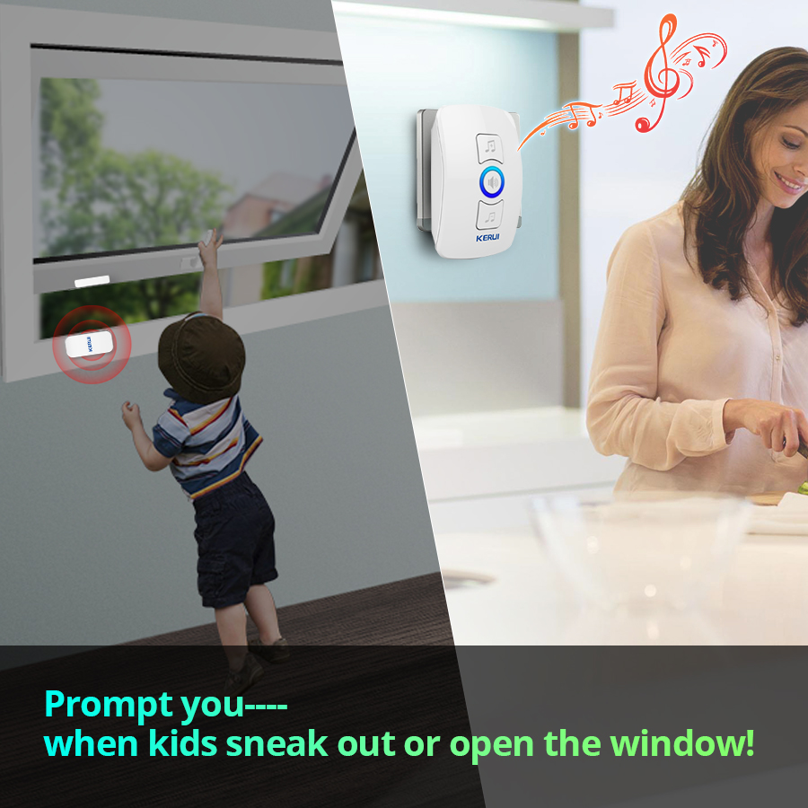 KERUI Wireless Doorbell Home S - Home Security Bell ulasan dan harga
