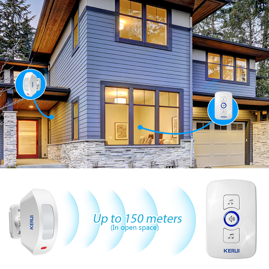 KERUI Wireless Doorbell Home S - Home Security Bell ulasan dan harga