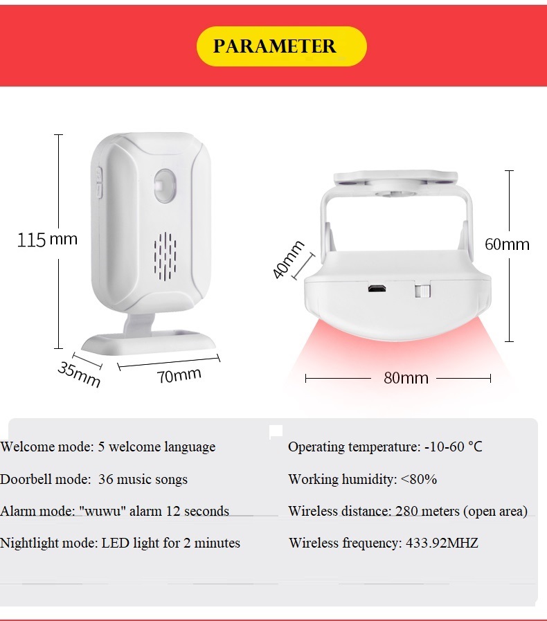 Darho Shop Store Home Security - Home Security Bell ulasan dan harga
