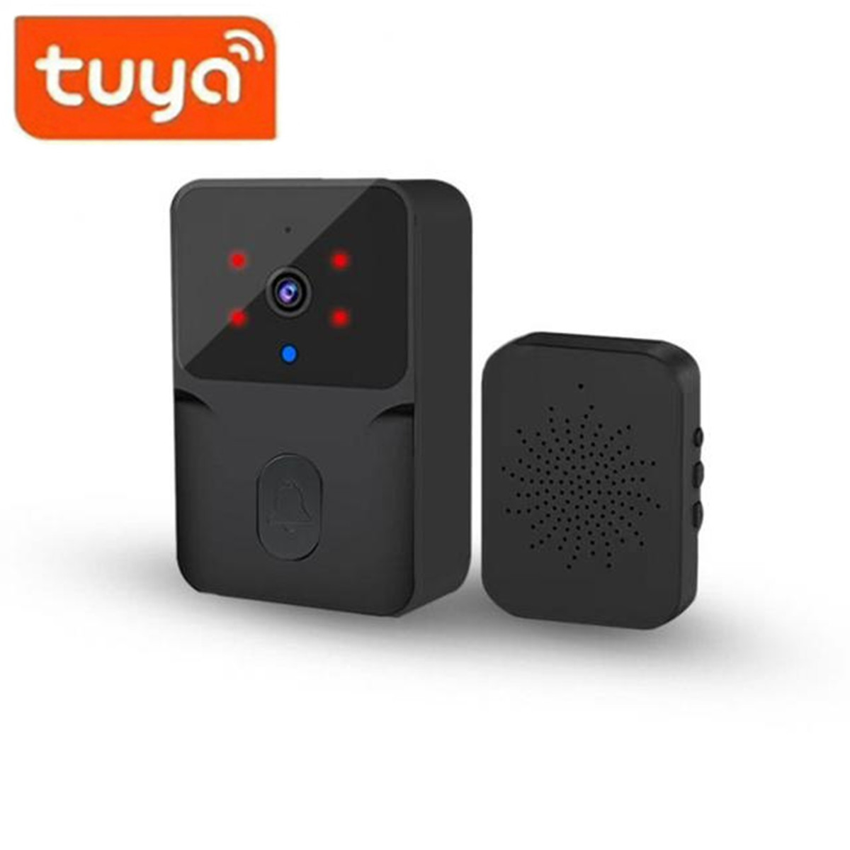 Wireless Doorbell WiFi Tuya Ou - Home Security Wireless Camera ulasan dan harga