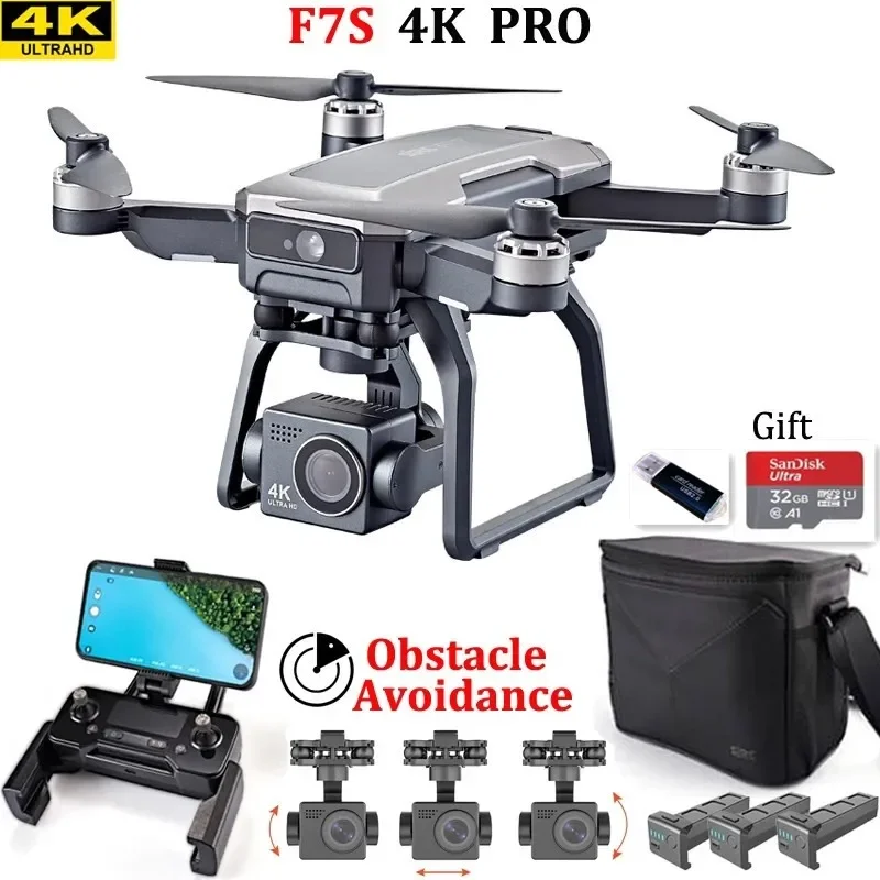 SJRC F7s 4K PRO Drone 4K obsca - Home Security Cameras Outdoor ulasan dan harga