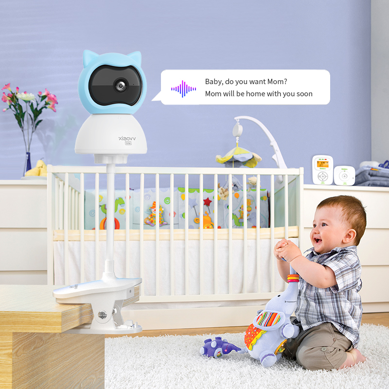 4MP WiFi xiaovv indoor Baby Mo - Home Security Wireless Camera ulasan dan harga