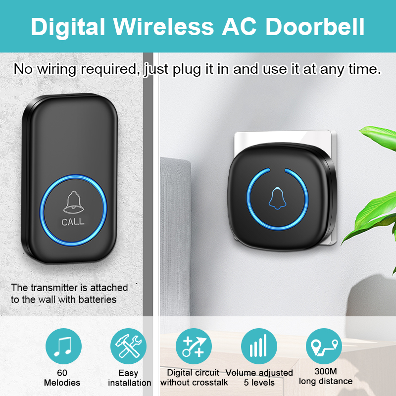 EZHEN Smart Wireless Doorbell  - Home Security Bell ulasan dan harga