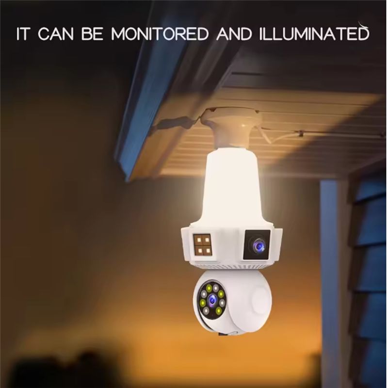 【A08I】Dual Lens Mart Home Wire - Home Security Wireless Camera ulasan dan harga