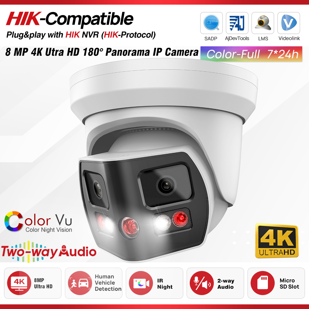 Hikvision Compatible 8MP 2 Len - Home Security Hikvision ulasan dan harga