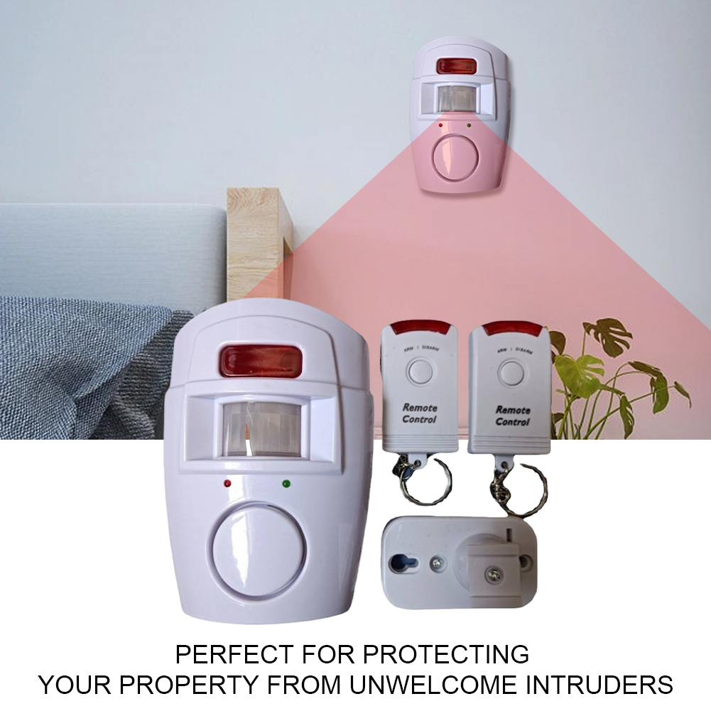 Wireless Motion Sensor Alarm w - Home Security Battery ulasan dan harga