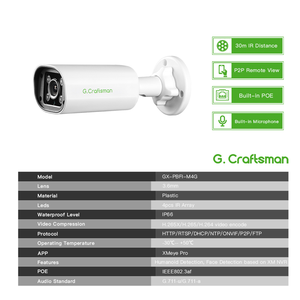 C GC PB 4MP POE IP Camera,Buil - Home Security Ideas ulasan dan harga