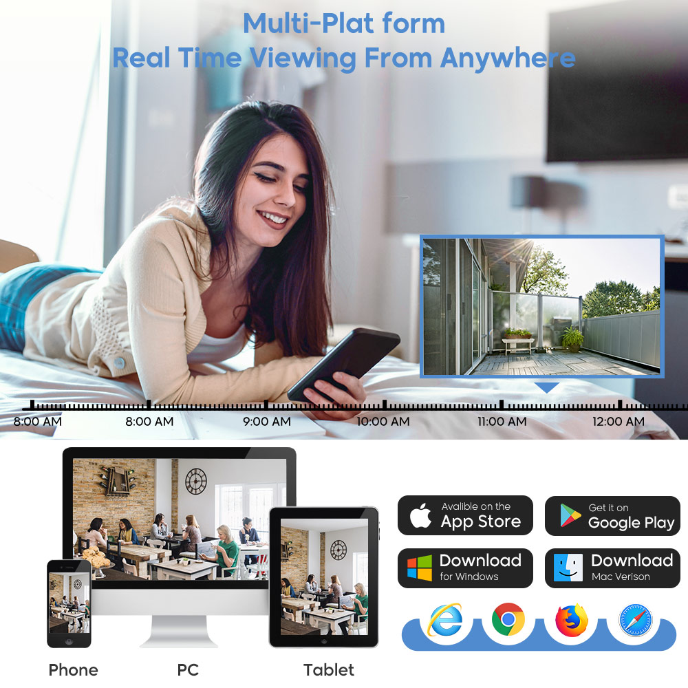 Hikvision Compatible 8MP 4K IP - Home Security Hikvision ulasan dan harga