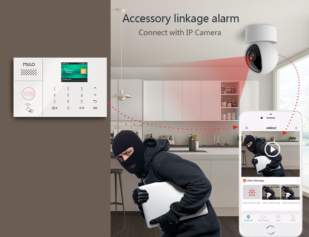 Best SalesTUYA Wireless Alarm  - Home Security Using Gsm ulasan dan harga