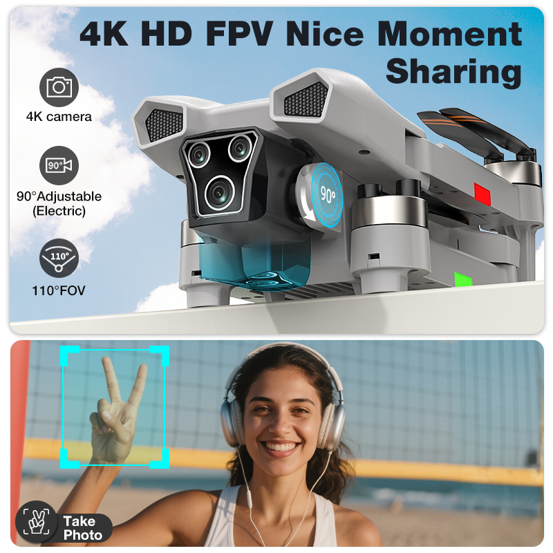 NEW Hot L017 Pro Drone Brushle - Home Security Cameras Outdoor ulasan dan harga