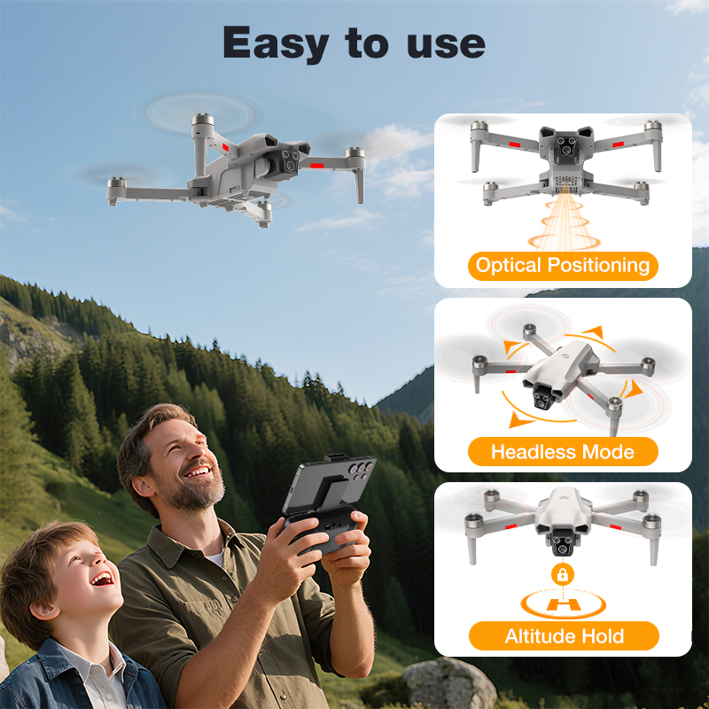 NEW Hot L017 Pro Drone Brushle - Home Security Cameras Outdoor ulasan dan harga