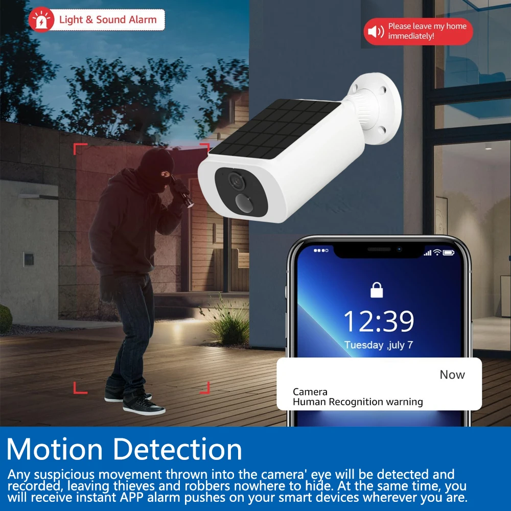 Tuya 5MP Solar Security Camera - Home Security Wireless Camera ulasan dan harga