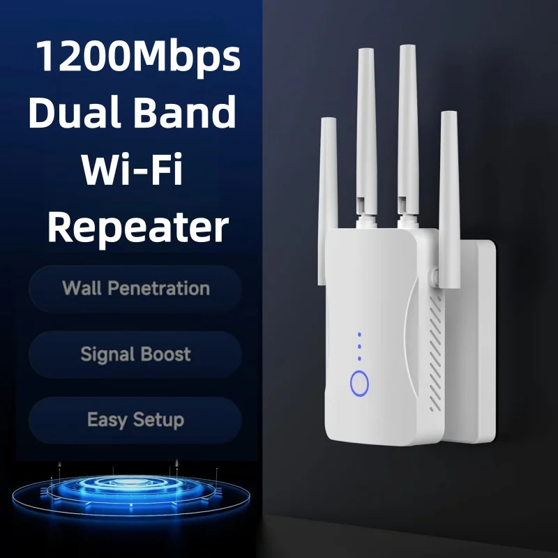 2.4G/5GHz Dual Band WiFi Repea - Home Security Outdoor ulasan dan harga