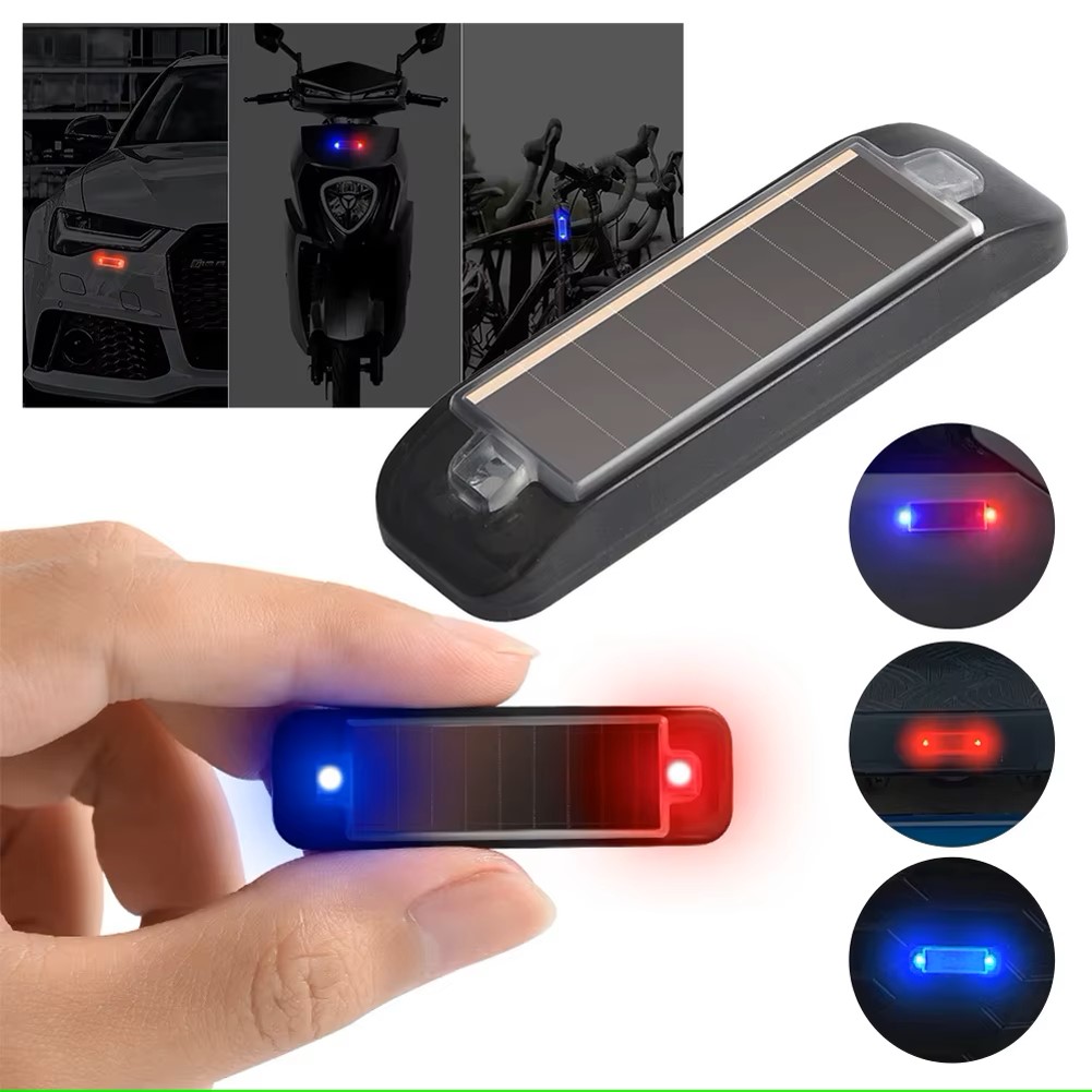 Mini LED Solar Power Car Warni - Solar Security Light ulasan dan harga