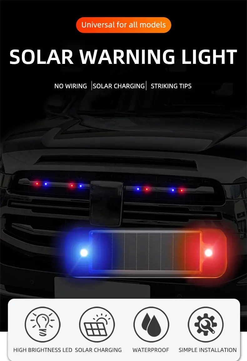 Mini LED Solar Power Car Warni - Solar Security Light ulasan dan harga