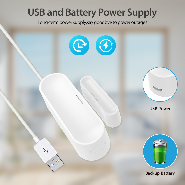 Tuya Smart Door Window Sensor  - Home Security Battery ulasan dan harga