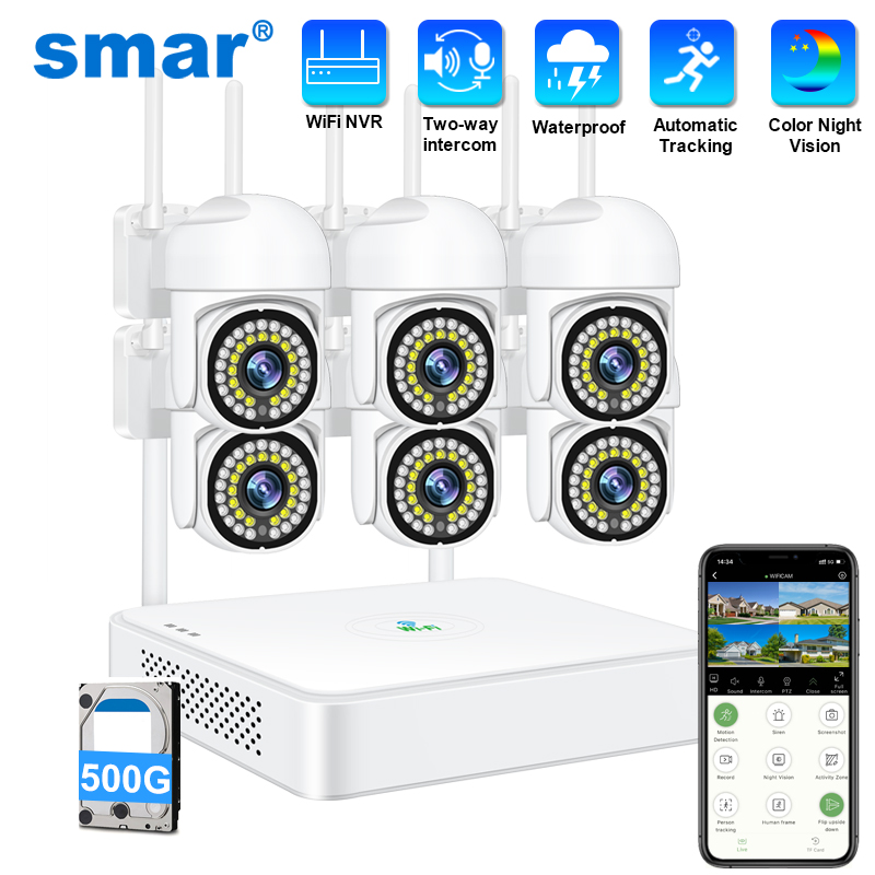 Smar 3MP Wireless CCTV Securit - Home Security Ideas ulasan dan harga