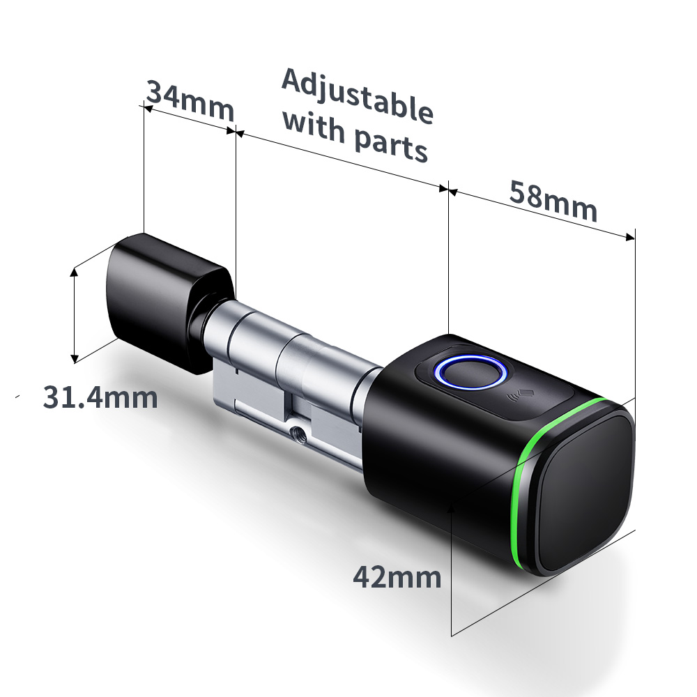 Smart Cylinder Lock Tuya 60-90 - Home Security Ideas ulasan dan harga