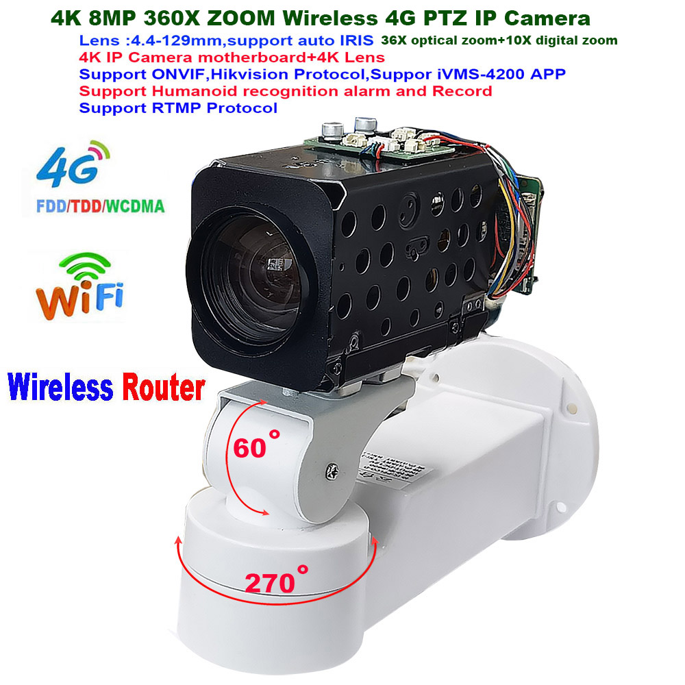 4K 8MP 360X Zoom 4G Wifi PTZ I - Home Security Hikvision ulasan dan harga
