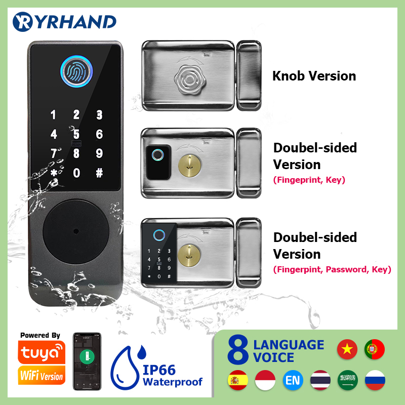 Tuya Smart lock Waterproof Wif - Home Security Battery ulasan dan harga
