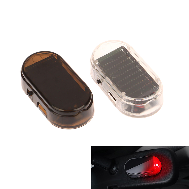 LED Flashing Lights Car Fake S - Solar Security Light ulasan dan harga